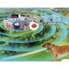 PLKM Wireless Dog Fence, Pet Intelligent Electric Containment System (AI