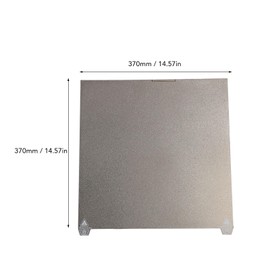370x370mm Magnetic Flexible PEI Build Plate with Smooth Textured Double Sided for Creality K2 Plus 3D Printer