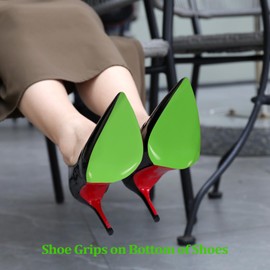 ​​GQTJP 39 Inch Green Bottom Shoe Protector for Women, Self-Adhesive Oliver Sweeney Sole Protector, Green Bottom Heels Guard, Non-Slip Replacement for Oliver Sweeney Shoes (5 in x 39 in)