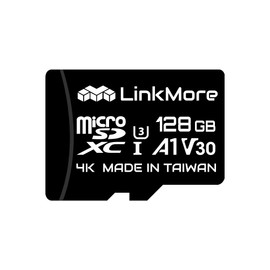 LinkMore 128GB XV13 (Agon) Micro SDXC Card, A1, UHS-I, U3, V30, Class 10 Compatible, Read Speed Up to 100 MB/s, Write Speed Up to 40 MB/s, SD Adapter Included