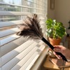 2 Pcs Ostrich Feather Duster Retractable Feather Dusters for Cleaning,