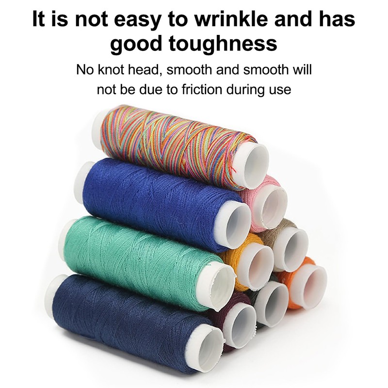 2 PCS Polyester Pro Sewing Thread, Polyester Sew-All Thread -