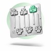 Candy Molds N More Three Leaf Clover Shamrock Lollipop Chocolate