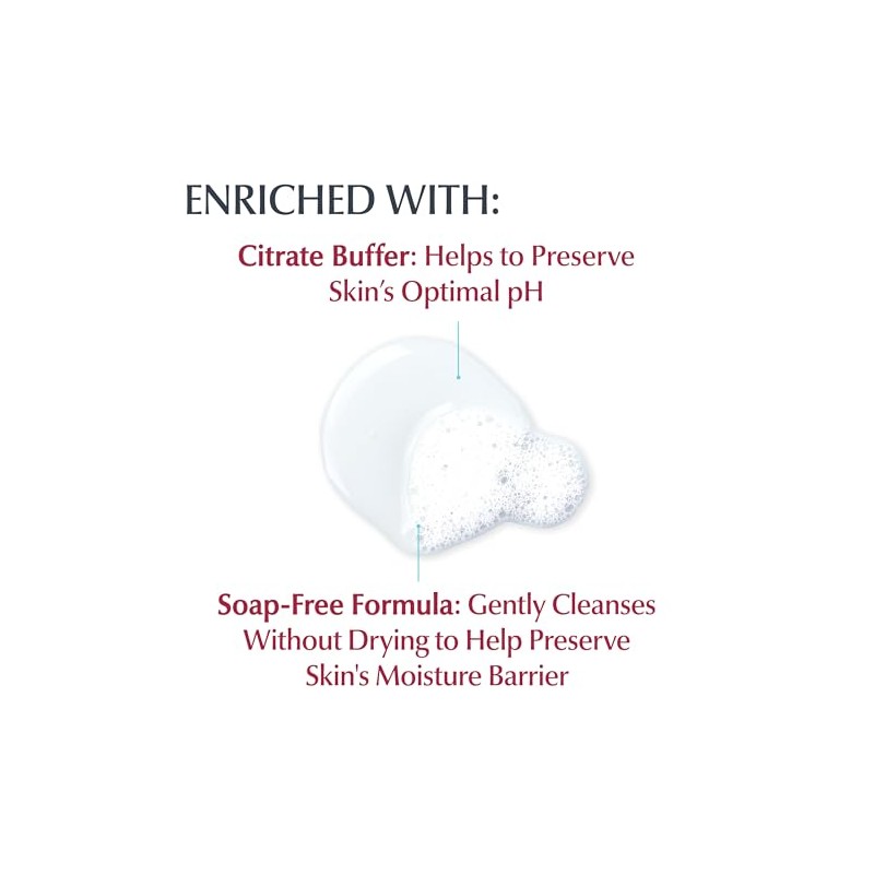 Eucerin - Limpiador corporal y facial Advanced Cleansing, 16.9 onzas