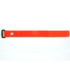8 Inch Orange Cinch Strap with Eyelet - 5 Pack