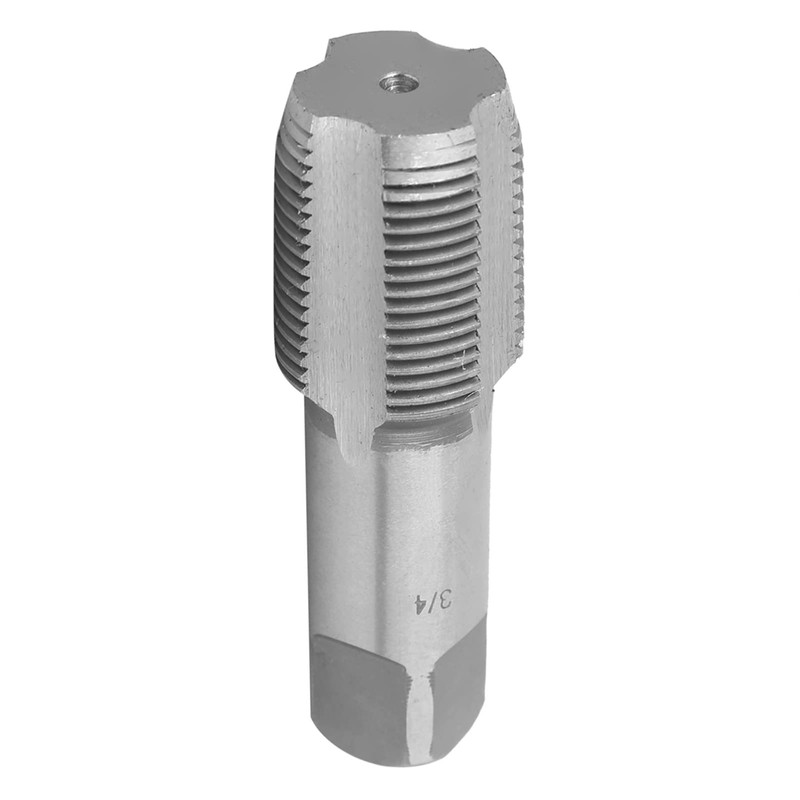 3/4 Inch NPT Pipe Tap, Thread Repair Machine Tap Silver