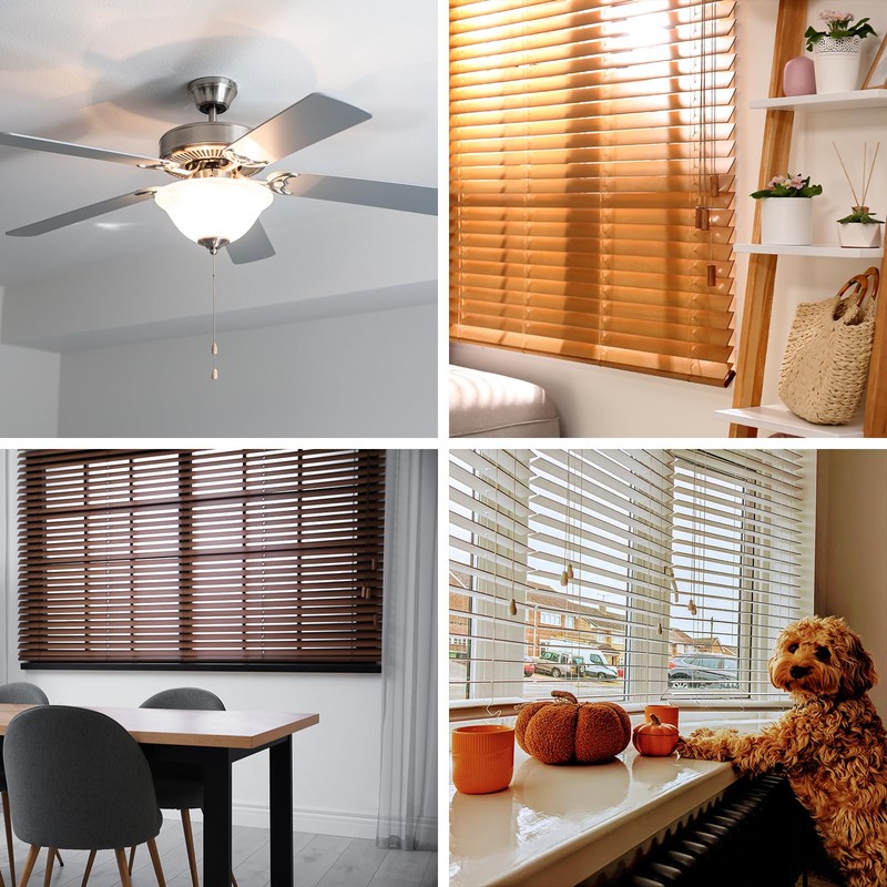 sourcing map Cord Knobs, White Plastic Cord Tassel Drops Pull