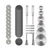 Dremel Accessory Set: 44pcs Diamond Discs, 6pcs HSS Circular Saw