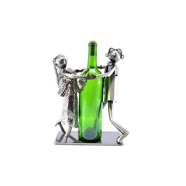Wine Bodies Handmade Wine Bottle Holder Tango Dancers Character Wine