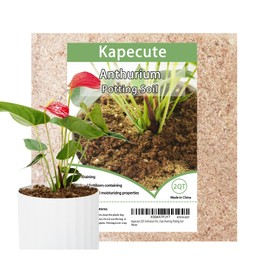 Kapecute 2QT Anthurium Potting Soil, Professionally Formulated Lightweight, Persistent Humidity, Fast Draining Potting Soil