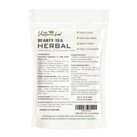 HERBAL BEAUTY TEA 2.47 Oz (70g) VIETFARMFOOD:Natural pure dried herbs are used for making drinks and cooking ingredients. Drinking tea is a healthy habit that makes meals delicious and relaxing