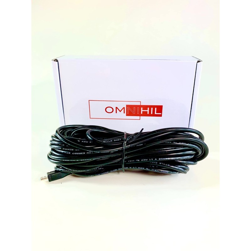 OMNIHIL 30 Feet Long High Speed USB 2.0 Cable Compatible