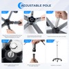 Konmee IV Poles IV Stands Portable Rolling 2 Hook 5