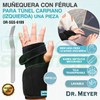 Meyer Muñequera Férula Túnel Carpiano Cierre Bandas Ajustables Mano Izquierda