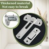Alise 4 inch Flip Latch Gate Latches, Heavy Duty Stainless