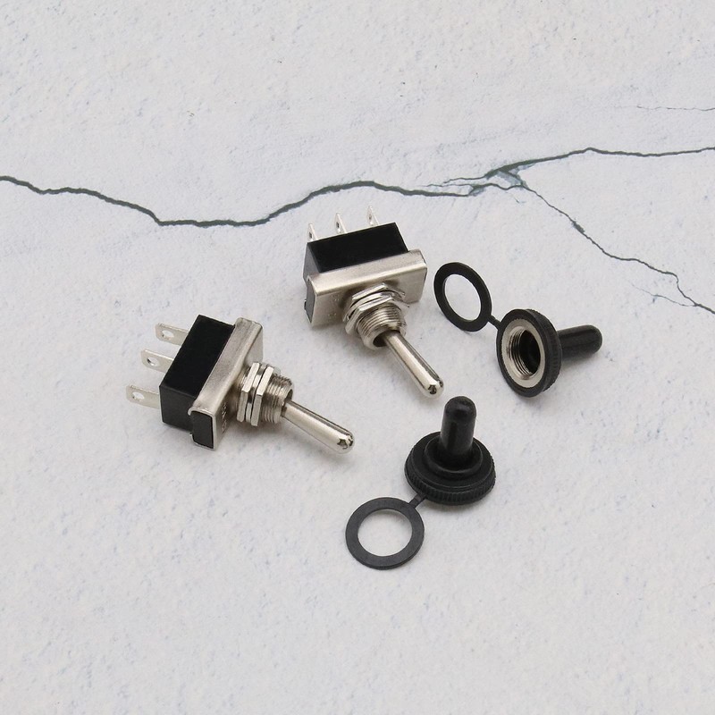 EMSea 2 Pcs 3 Pins ON-Off-ON SPDT Toggle Switch with