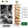 Shoe Rack - Foldable Vertical Shoe Rack for Entryway,Durable and