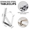 ALLTOP Superior Tablecloth Clips - Rust-Proof Stainless Steel Table Cover