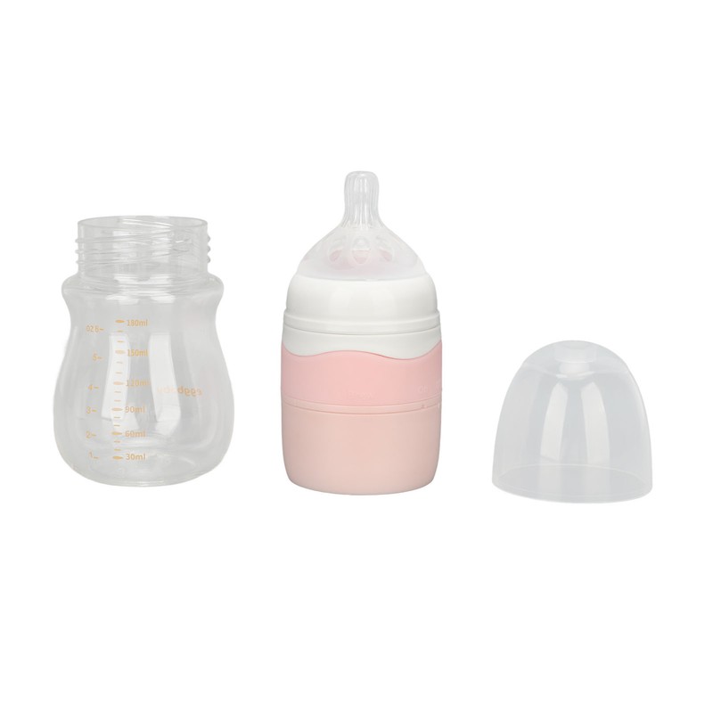Quick Flush Baby Bottle Detachable Portable Press Rotate Quick Flush