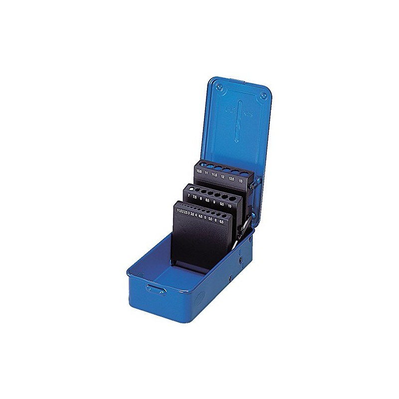 TRUSCO Drill Case, Blue, 25-Piece Storage, C-25
