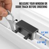 Window Locks, 4 Pack for Horizontal and Vertical Sliding Windows