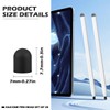 YOLUFER 20Pcs Replacement Tips Silicone Rubber Touch Screen Pens Tips
