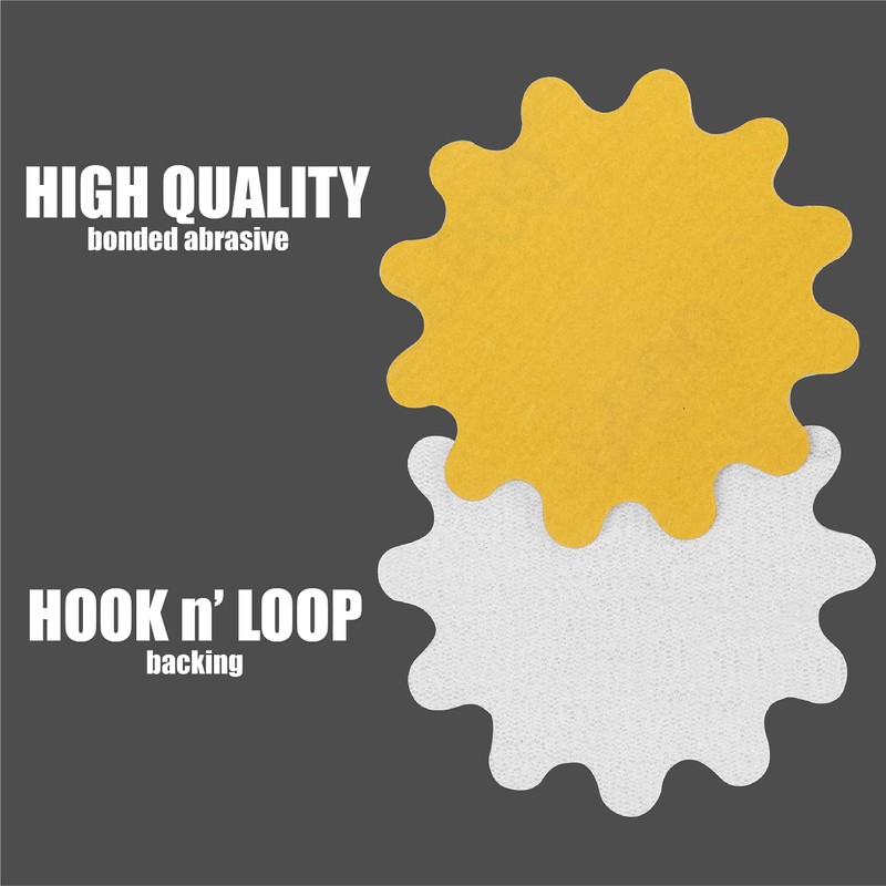 Keystone Flex Edge Gold 2 Inch Hook and Loop Sanding