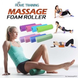 Foam roller/fitness/myofascial release/massage/yoga/ EVA three-dimensional foam roller medium-green 3ea