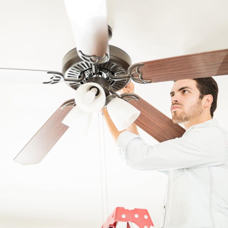 PATIKIL Ceiling Fan Blades Arms Replacement, 5 Pcs 52" Fan