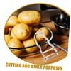 Mikinona 2pcs Stainless Steel Vegetable Peelers for Kitchen Efficient Potato