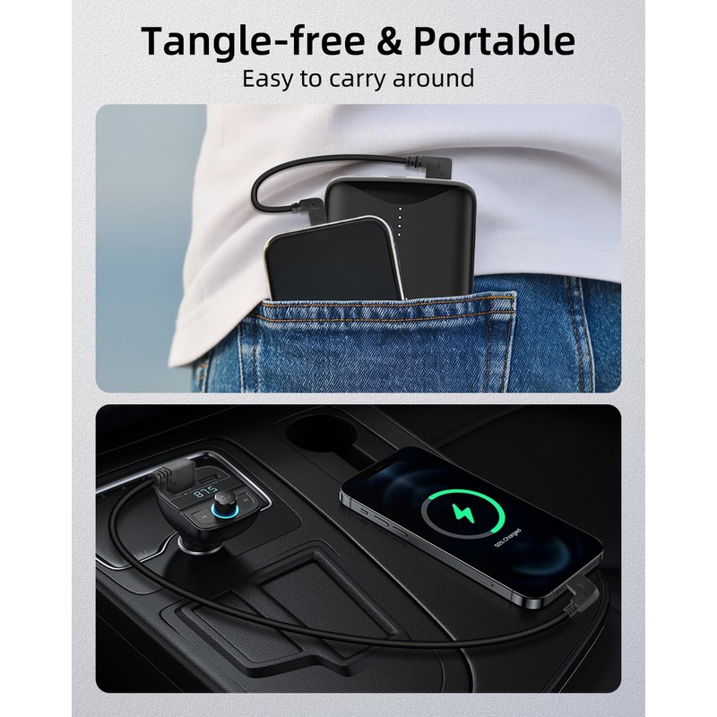 GELRHONR Short Right Angle USB Type C Cable, 90 Degree