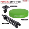 5Core Drum Throne Adjustable Guitar Stool 3" Padded Drummer Seat