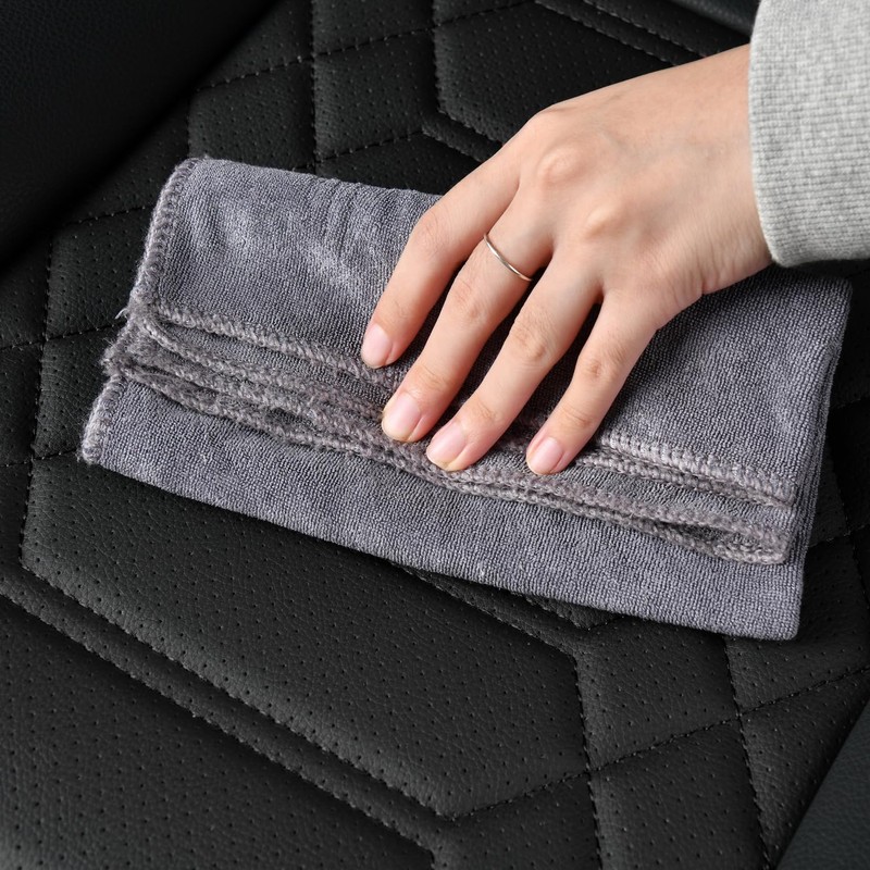 RISINGSTAR F150 Front Seat Covers Faux Leather, fit for 2015-2025
