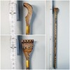 Dandy Back Scratcher, 42 cm, Very Sturdy Wood, Brown Gold-Coloured