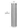 Amwater Stainless Steel Cleanable Wire Mesh Filter Cartridge 10”Length,2.5"OD(300 Micron)