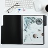 Mr. Pen- Black Plastic File Folders Letter Size, 6 Pack,