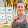 Neck Cooling Tube,Cooling Wrap for Summer,Reusable Ice Neck Ring Wearable