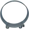 4x Lumonic Bolt Clamp 104-112 mm Galvanised Hose Clamp for