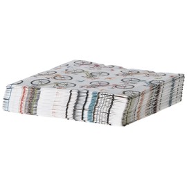 Boston International IHR 3-Ply Cocktail/Beverage Paper Napkins, 5" x 5", Enjoy the Ride, 20-Count