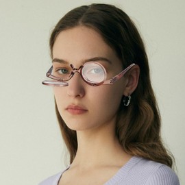 Aisi Women Magnifying Makeup Glasses Eye Make Up Spectacles Flip Down Lens Folding Cosmetic Glasses