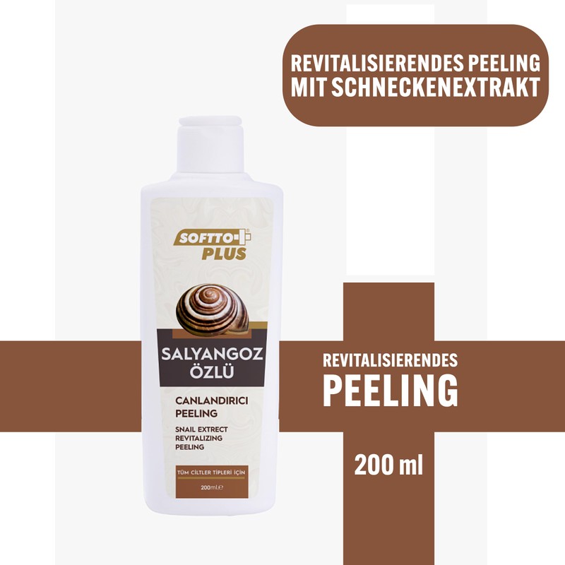 Softto+Plus Snail Extract Peeling – Tiefenreinigung für strahlende Haut -