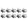 10pcs Mini Panda Plush Toy Soft Cute Tiny Panda Doll