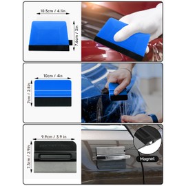 GISSVOGEEK Window Tint Kit for Cars, Window Film Application Tools, Car Window Film Squeegee, Auto Vinyl Wrap Installation Kit