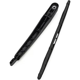 Juego de escobilla y brazo de limpiaparabrisas trasero para DODGE GRAND CARAVAN 2008-2010 para CHRYSLER TOWN & COUNTRY 2008-2010 Accesorio de limpiaparabrisas trasero de goma negra para coche