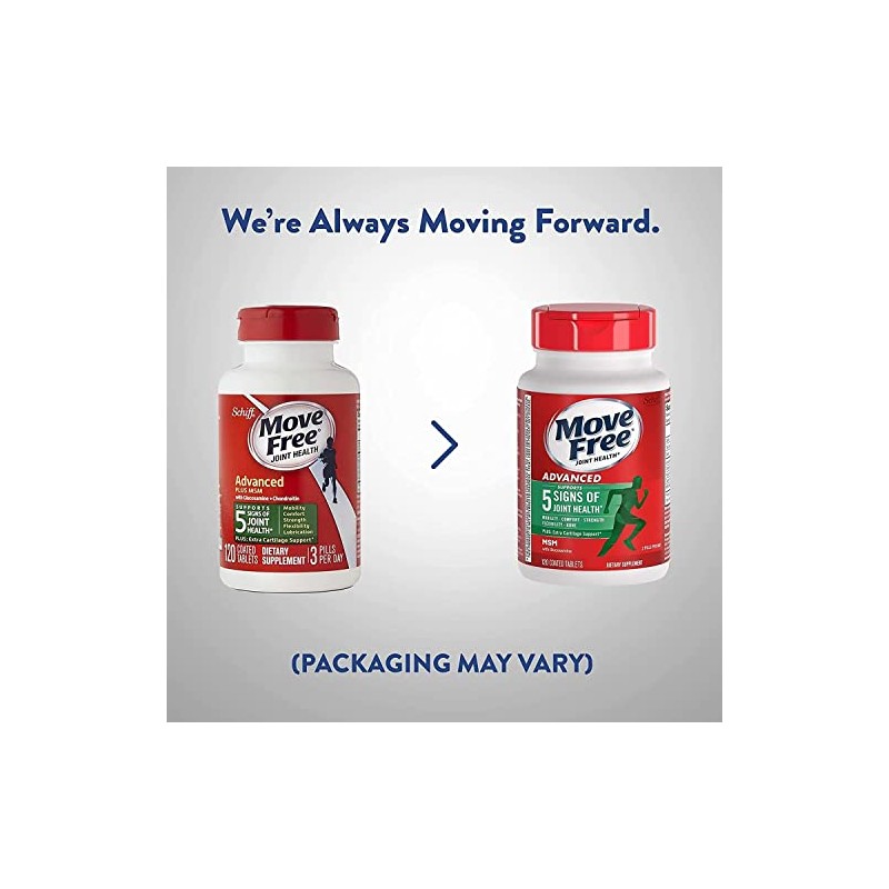 Move Free. Advanced Plus MSM Total Joint Health Tablet, 120