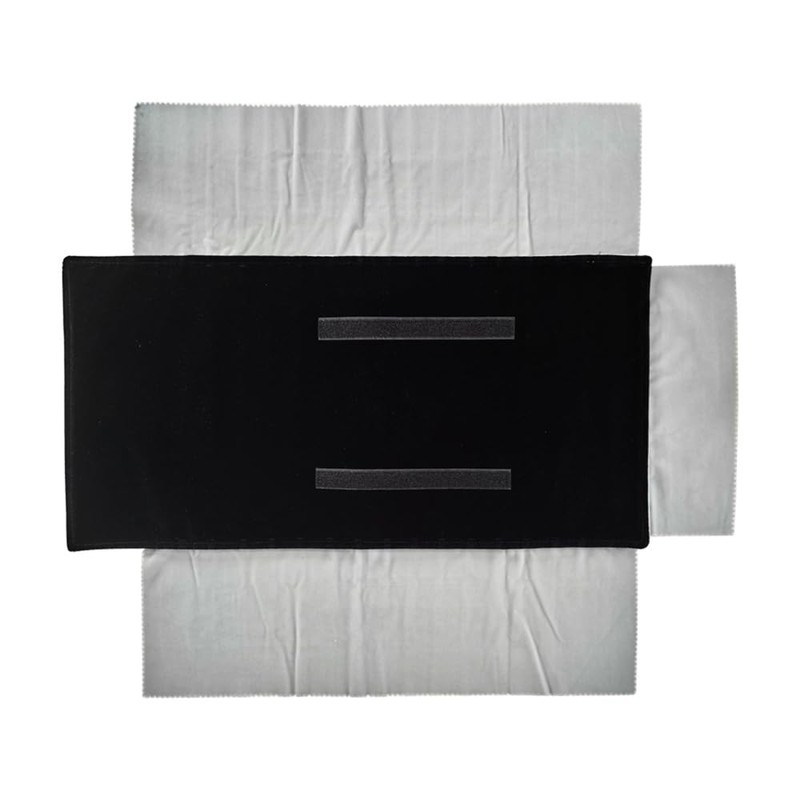 SCIKHEFT Portable Jewelry Roll Secure Ring Pouch Foldable Rings Case