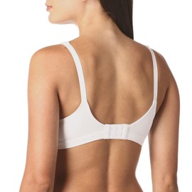 Warner's Women's Cloud 9 Super Soft Wireless Lightly Lined Comfort Bra 1269, White, 34A