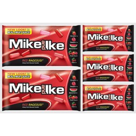 Mike & Ike "Red Rageous" Chewy Fruit Flavored Candy 5 Oz of 5 Packs