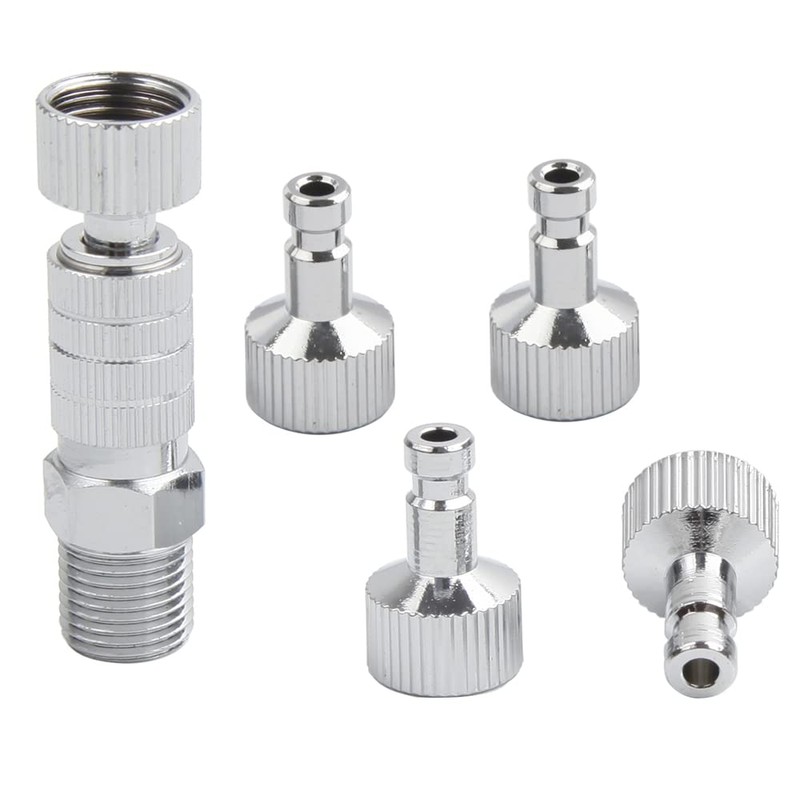 Fengda Airbrush Quick Release Disconnect with G1/8" 4PCS Male Fittings