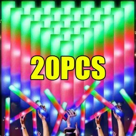 20 Barras De Espuma Led Brillantes Juguete Al Por Mayor